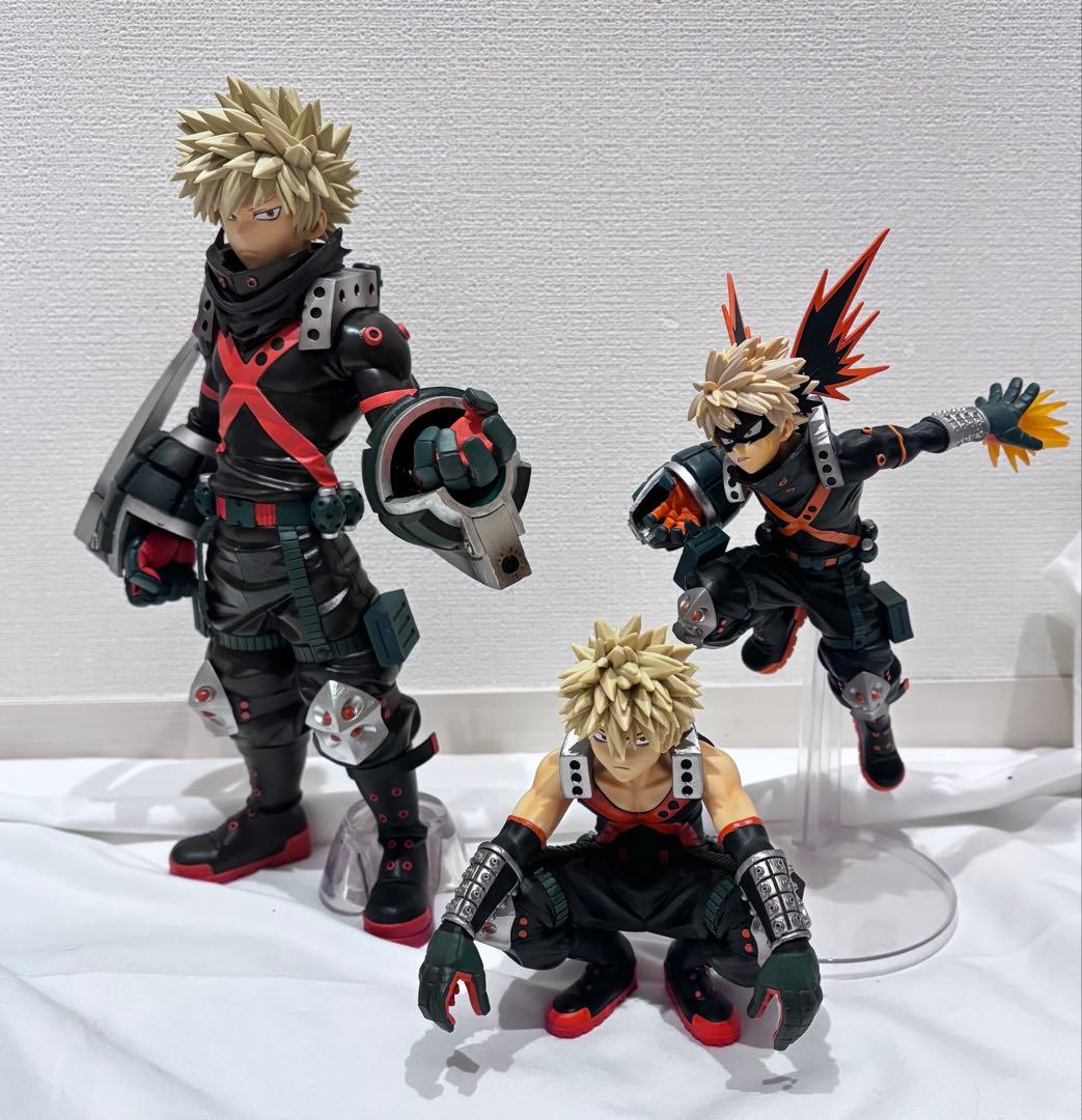 僕のヒーローアカデミア　ヒロアカ　爆豪勝己　フィギュア　3体セット　まとめ売り