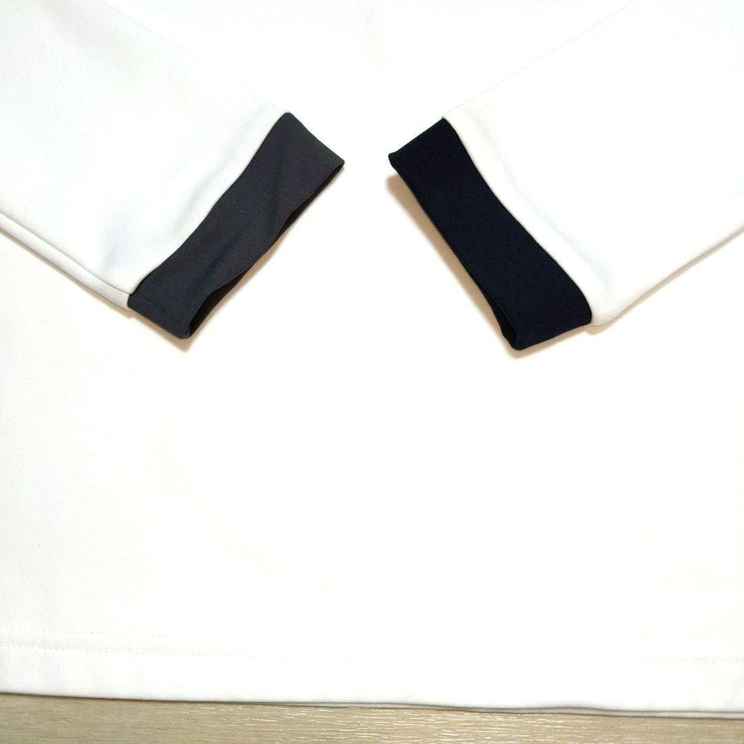 再再再値下新品　ランバンスポール　モックネックL　白　定価19800円　裏微起毛