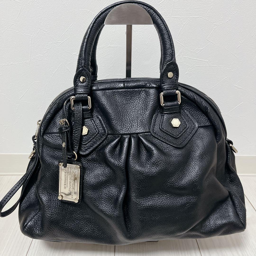 最終値下げ外装美品　MARC BY MARC JACOBS ブラックy2kシボ革