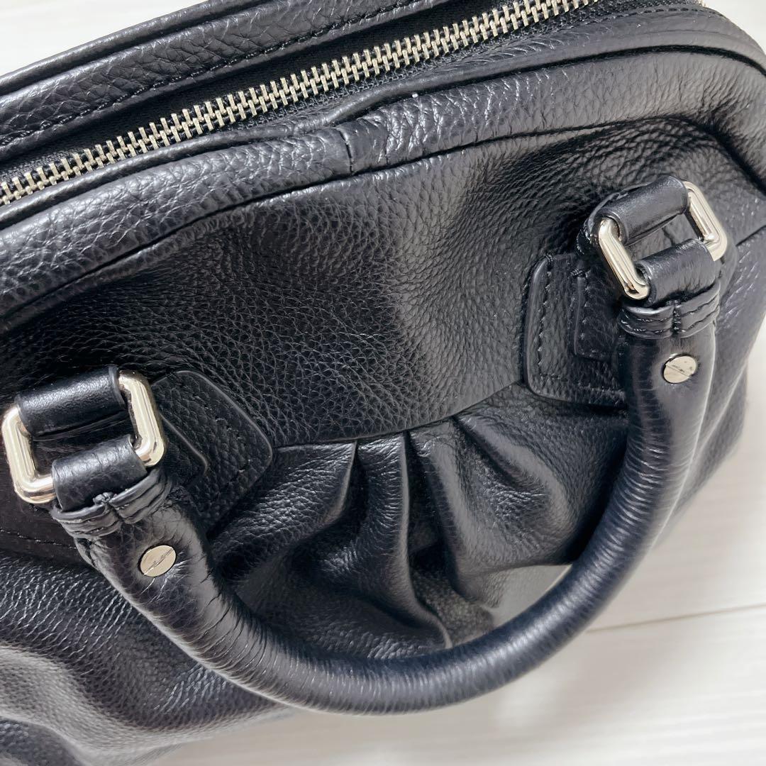 最終値下げ外装美品　MARC BY MARC JACOBS ブラックy2kシボ革