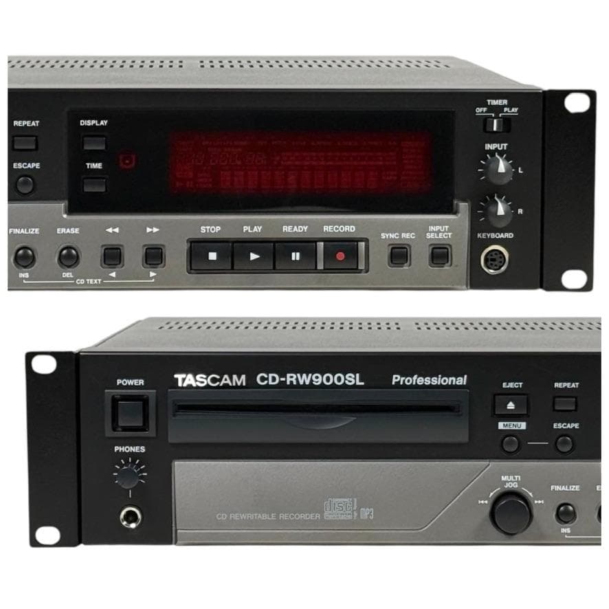 ◆CD再生履歴0時間◆TASCAM CDレコーダー業務用 CD-RW900SL