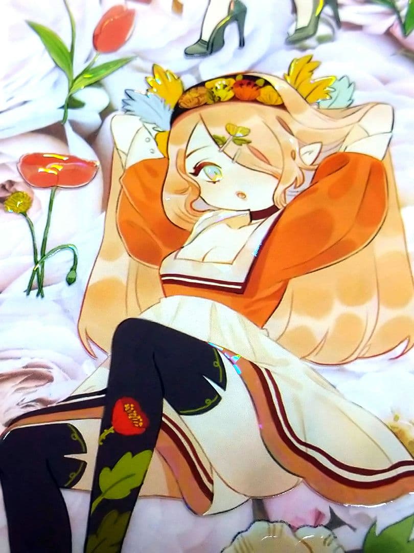 J457＃花团酥酥(贝壳光)CelloM厘米切り売り海外人物マステ女の子