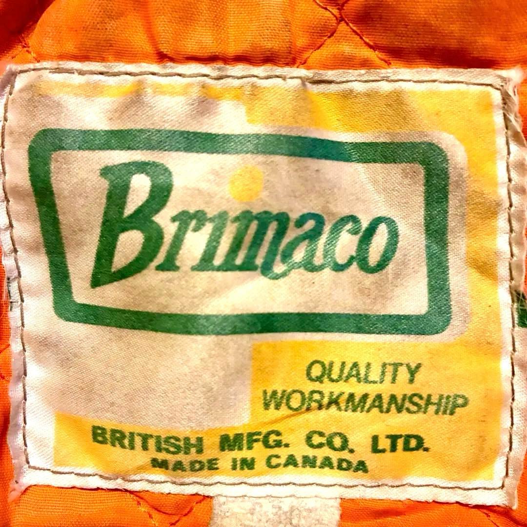 【70’s】Brimaco レザー シングルライダース 42 黒 カナダ製