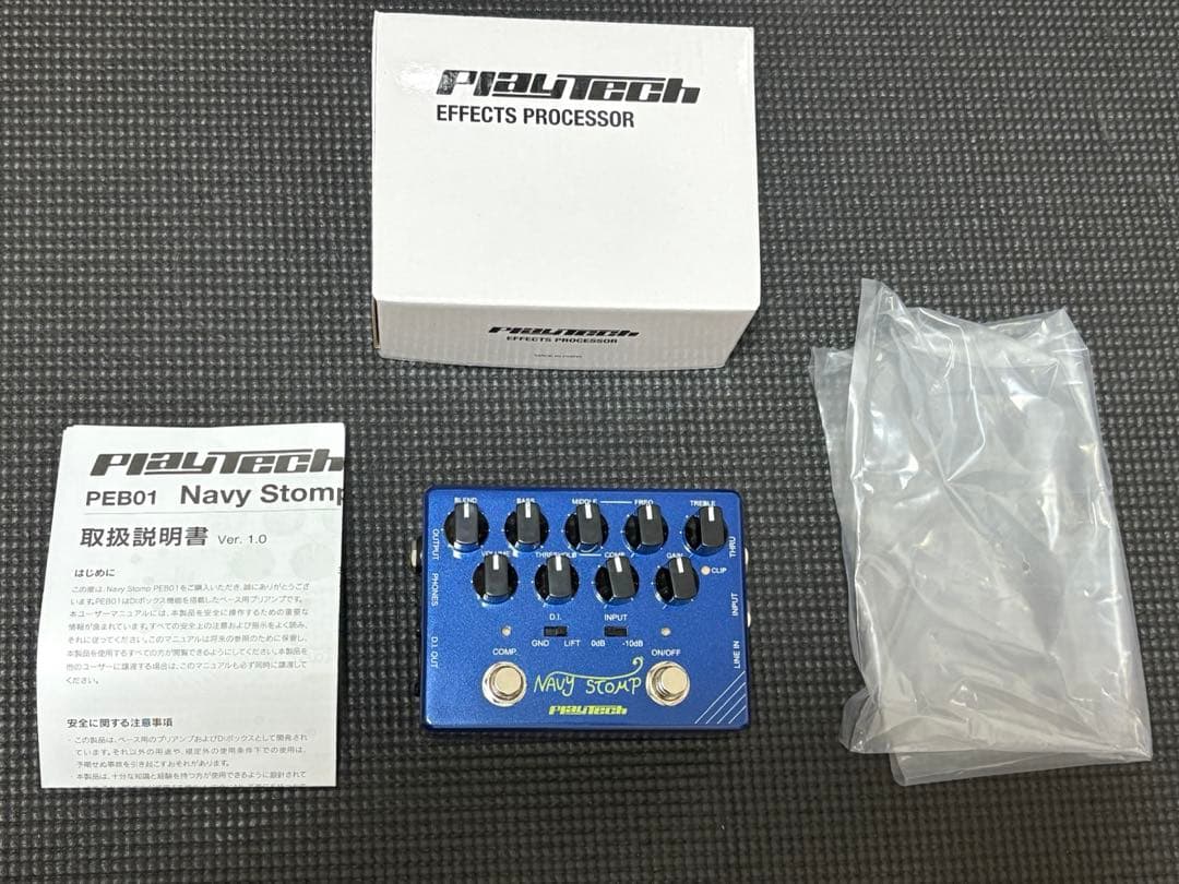 PLAYTECH NAVY STOMP ベース用プリアンプ