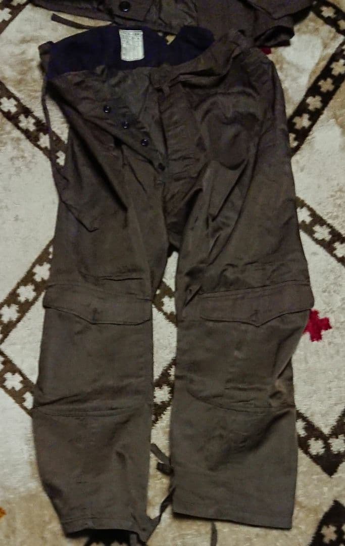 日本海軍　飛行服　飛行上下衣　末期型　実物
