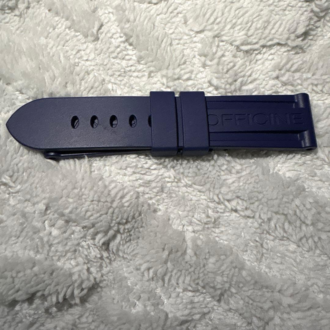 OFFICINE PANERAI ネイビー ラバーベルト