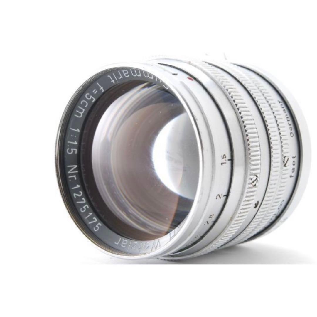 Leitz Summarit 5cm F1.5 フィルター付き（山崎光学清掃済）