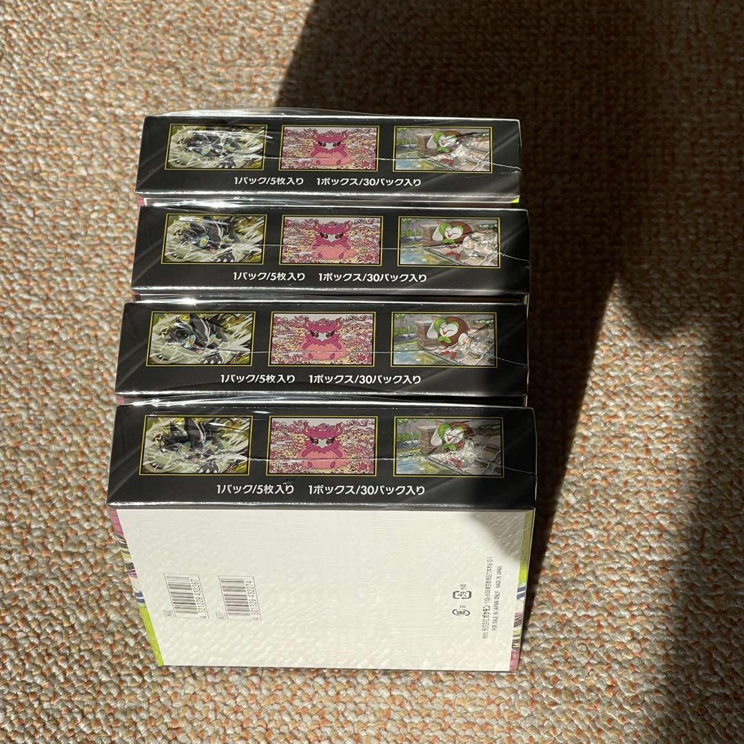 ムニキスゼロ　シュリンク付き　4ボックス　ポケモンカードゲーム