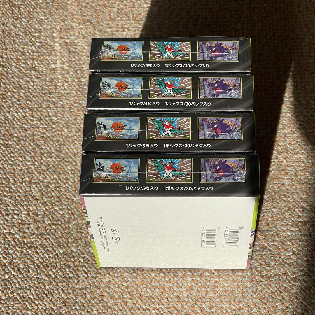 ムニキスゼロ　シュリンク付き　4ボックス　ポケモンカードゲーム