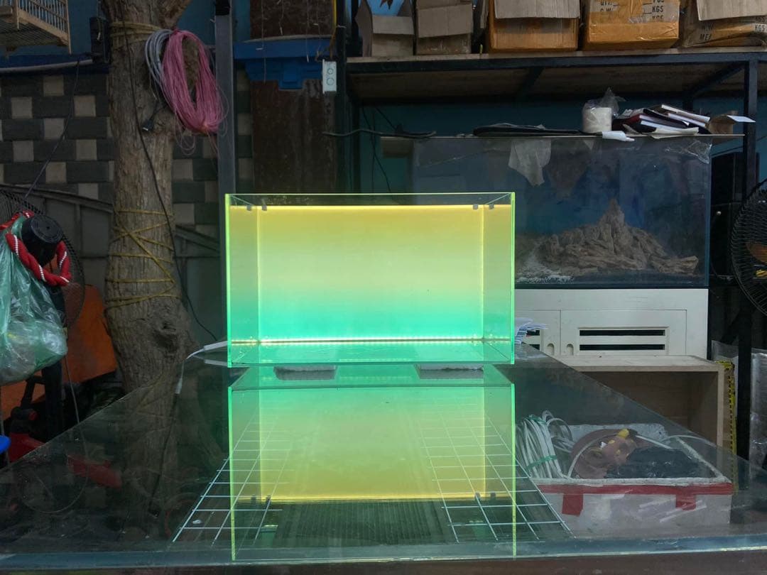 新品未使用　ライトスクリーン　アクアリウム　LED RGB 60cm×38cm