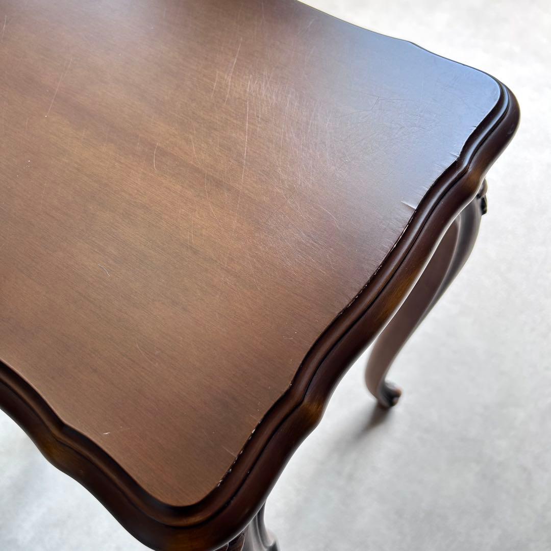 カリモク ドマーニ コンフォートテーブル サイドテーブル 猫足 家具