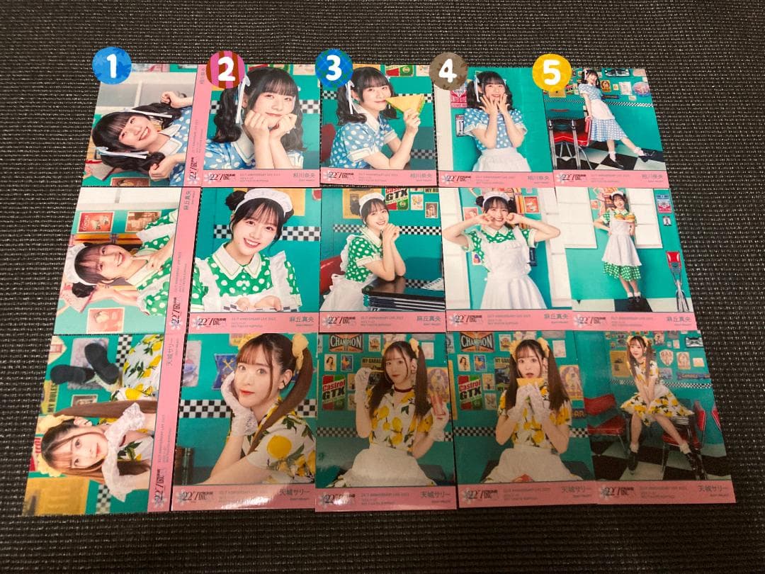 ナナニジ　anniversary live 2023 　ダイナー衣装　ブロマイド