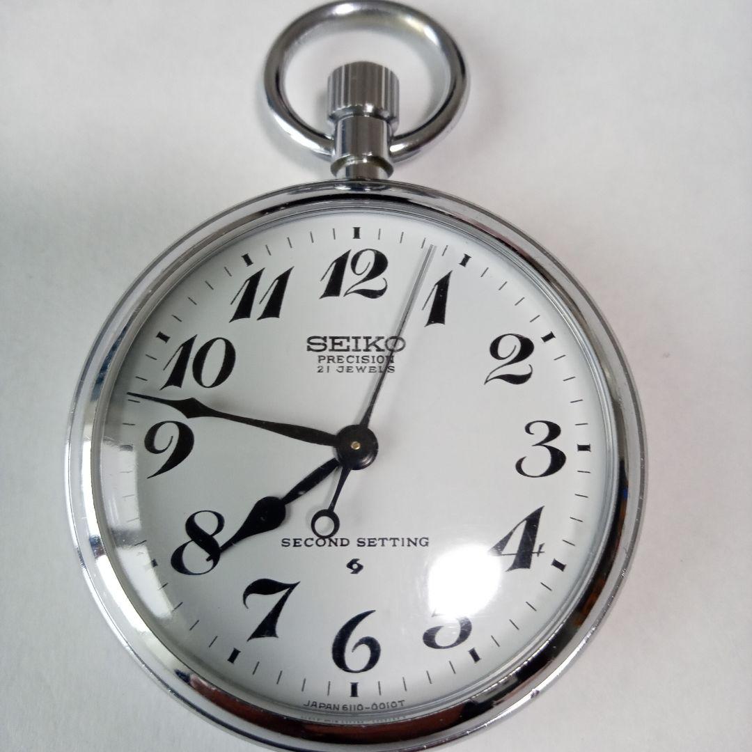 本物国鉄懐中時計稼働品