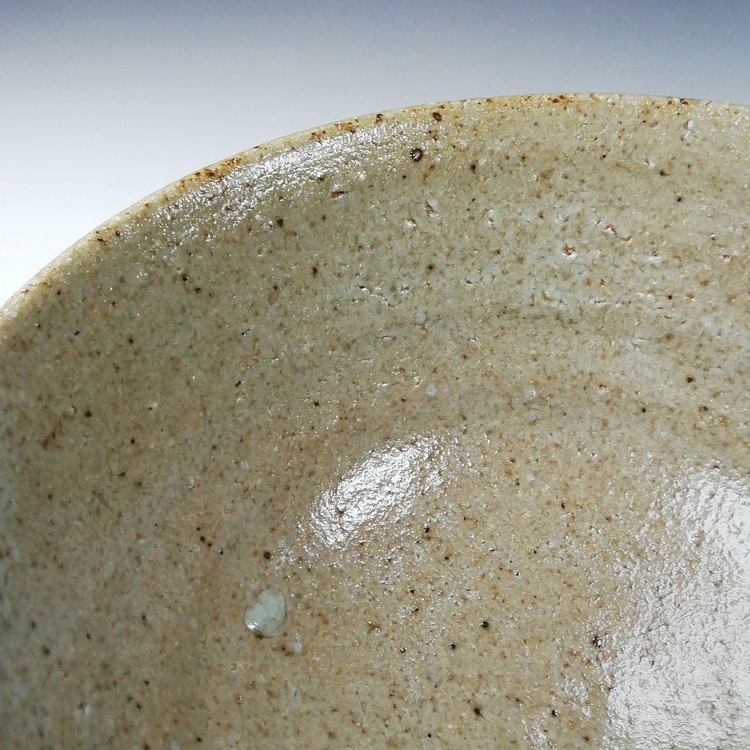 Ｔ５６１　茶碗　『灰釉　茶碗』『木器窯　田中和人』　共箱　抹茶碗　茶道具