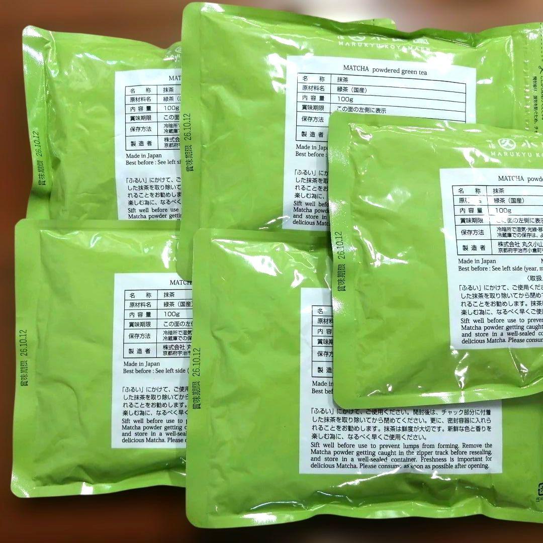丸久小山園 抹茶 五十鈴100g袋×5セット