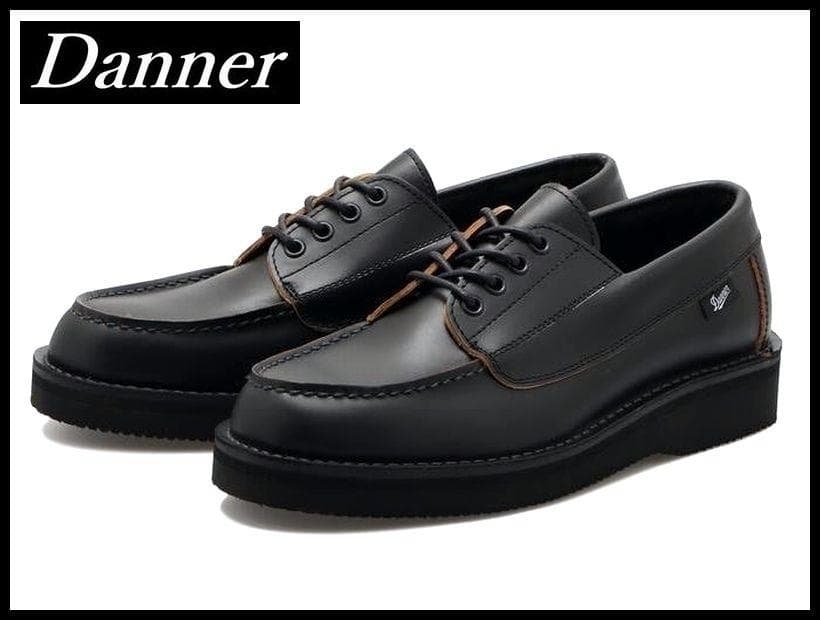 専用　ダナー ブローガン 茶芯 モカシン レザー シューズ 黒 27.0 ②
