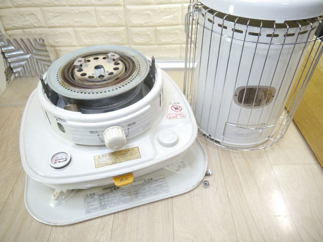 送料無料❤2014年 コロナ/CORONA ホワイト 石油ストーブ 安全ガード