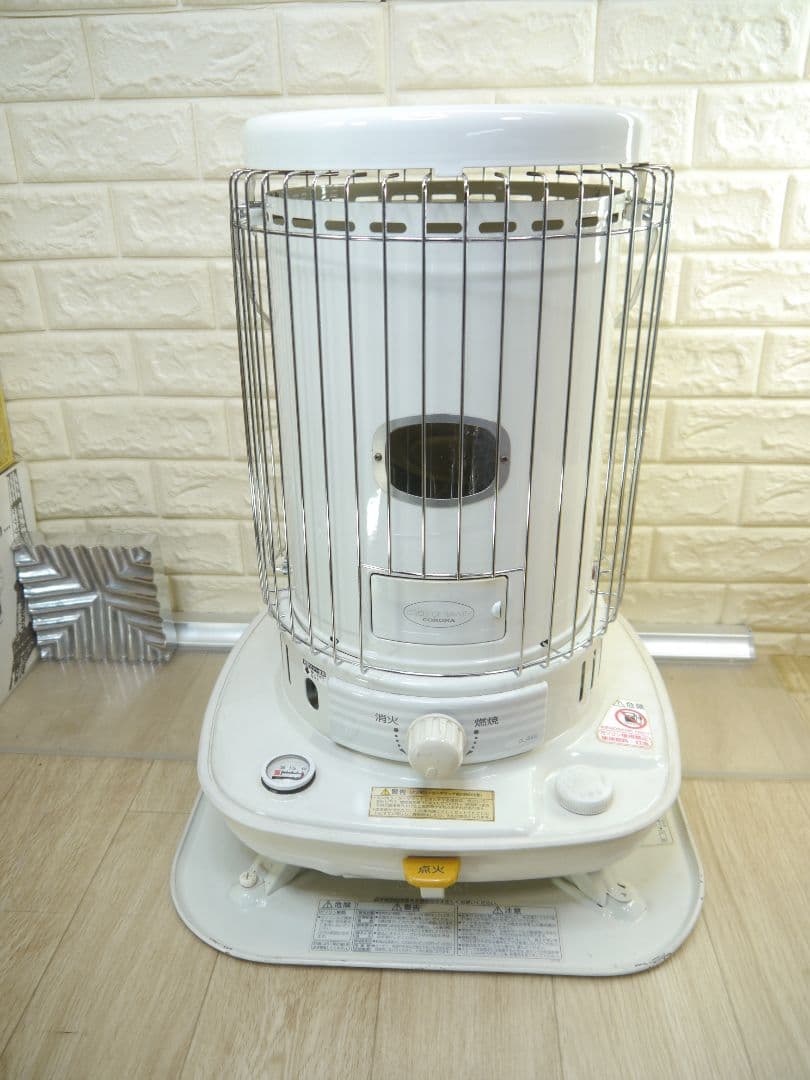 送料無料❤2014年 コロナ/CORONA ホワイト 石油ストーブ 安全ガード