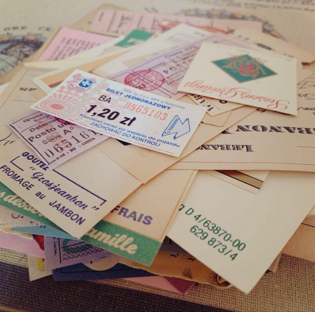 本日限定！★ 紙モノ詰め込みBOX ★ 60サイズ　海外 紙もの ヴィンテージ