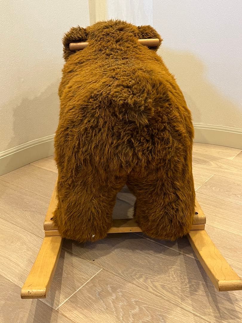 最終値下げシュタイフ　ライディングベアウルス　ぬいぐるみ　大きなぬいぐるみ