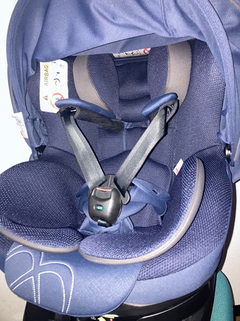 エールベベ⭐️【美品最高位】5iグランス ブルーブランISOFIX