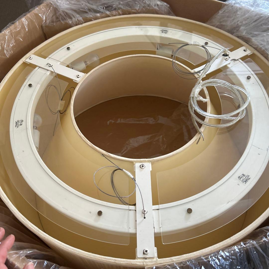 YAMAGIWA BAUMN ペンダントライト ホワイト Φ600mm