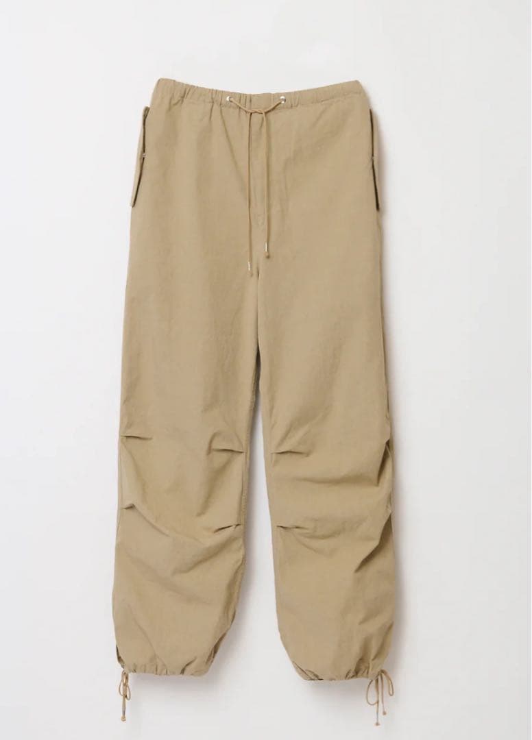 SHISHIKUI パラシュートパンツ　グレージュ