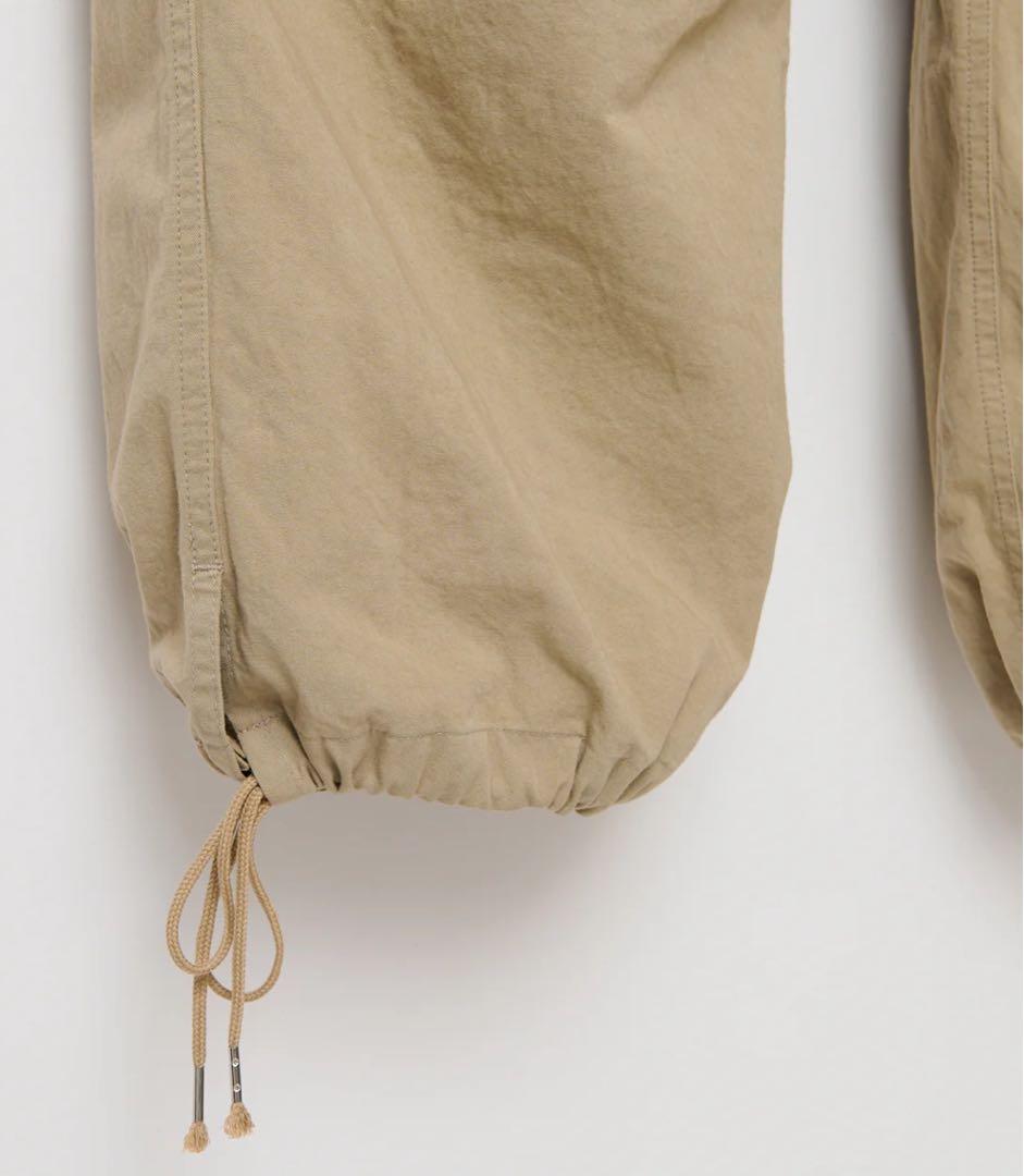 SHISHIKUI パラシュートパンツ　グレージュ