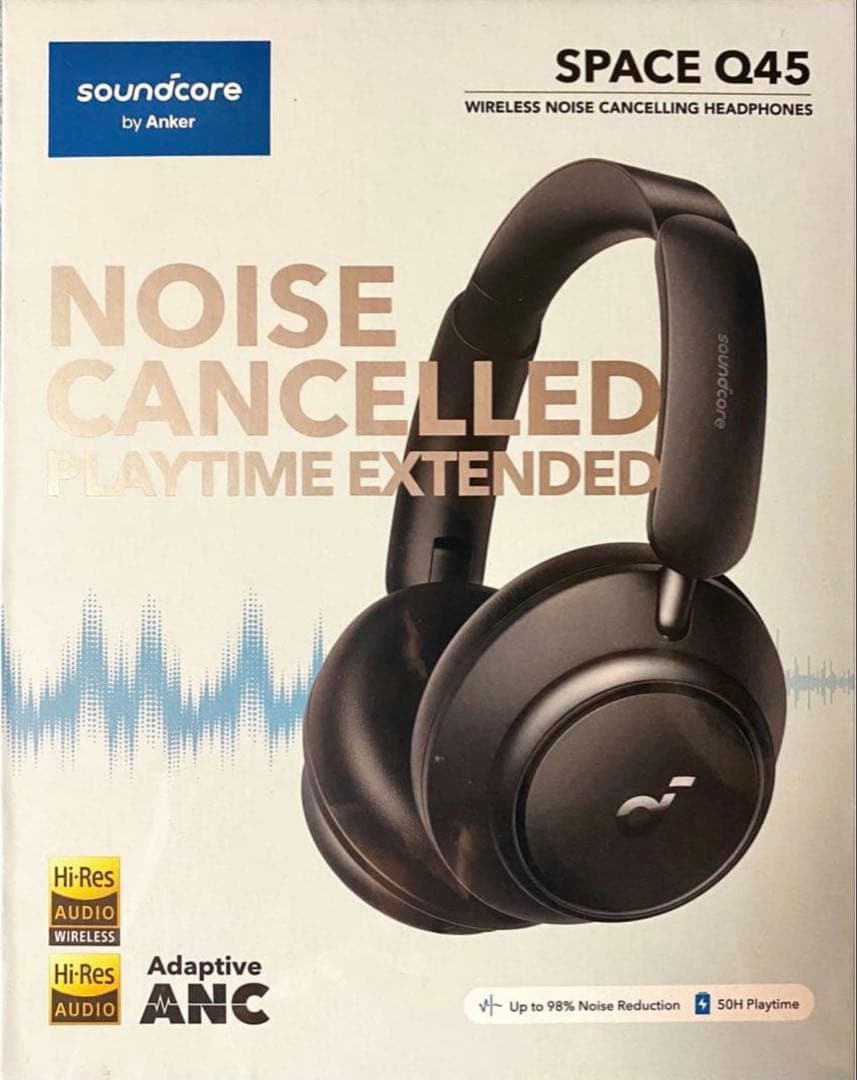 ヘッドホンAnker Soundcore Space Q45 ブラック