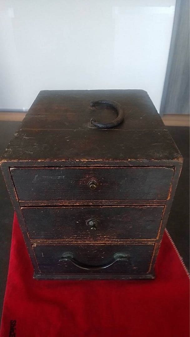 古箱　抽斗箪笥　小抽斗箪笥　時代箪笥　和箪笥　古家具　小物入れ　木箱