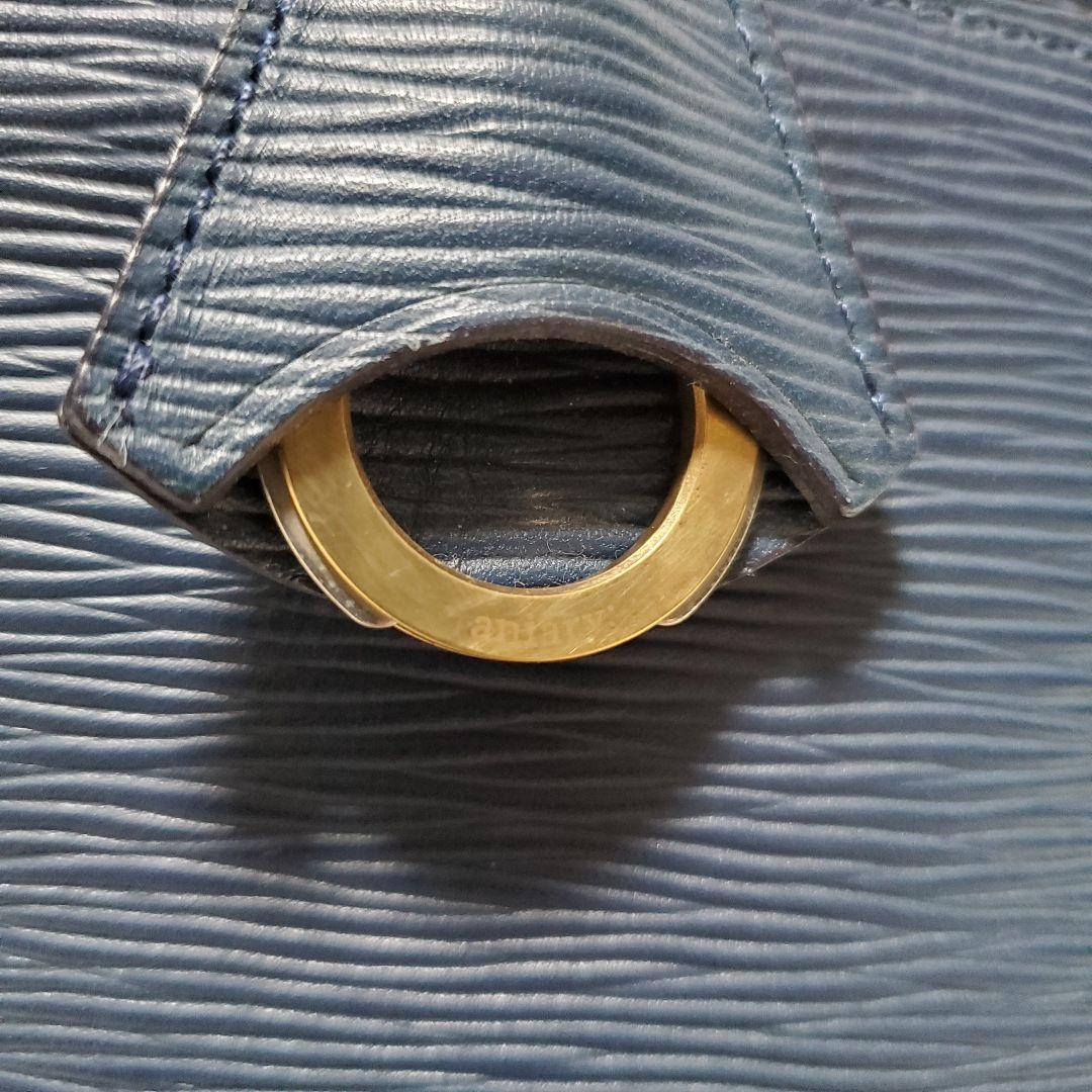 美品✨アニアリ　ビジネスバッグ　ブリーフケース　ネイビー　kaz1113