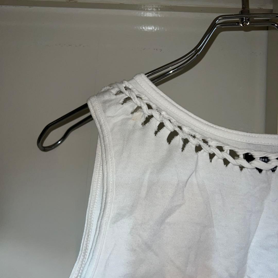 07ss NUMBER (N)INE 編み込み　タンクトップ size2