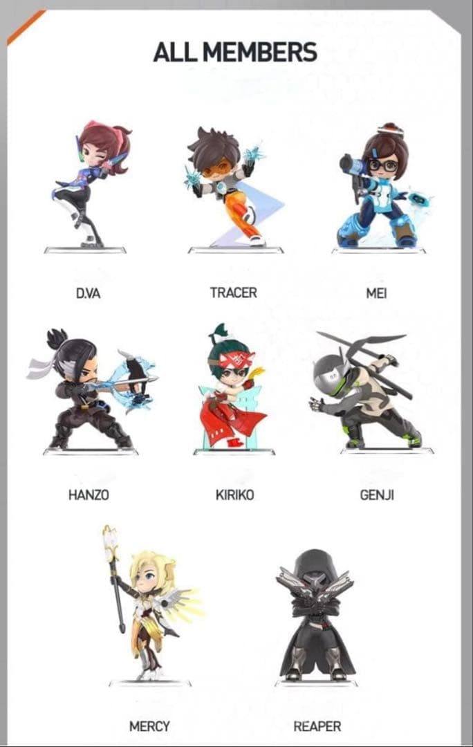 【未開封】POP MART OVERWATCH アソートボックス（10個入）