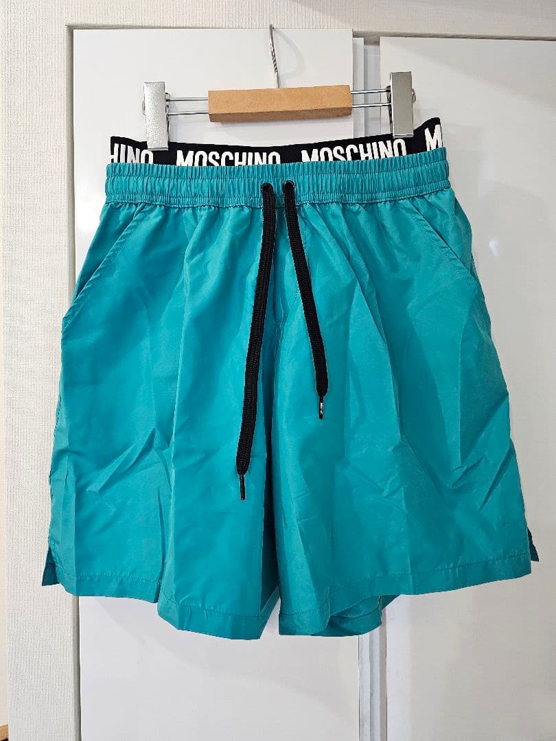 【新品未使用】MOSCHINO モスキーノ 水着 XS メンズ スイムパンツ