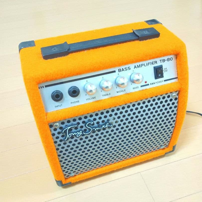 美品☆絶版！Tony Smith ベースアンプ TB-80 オレンジ