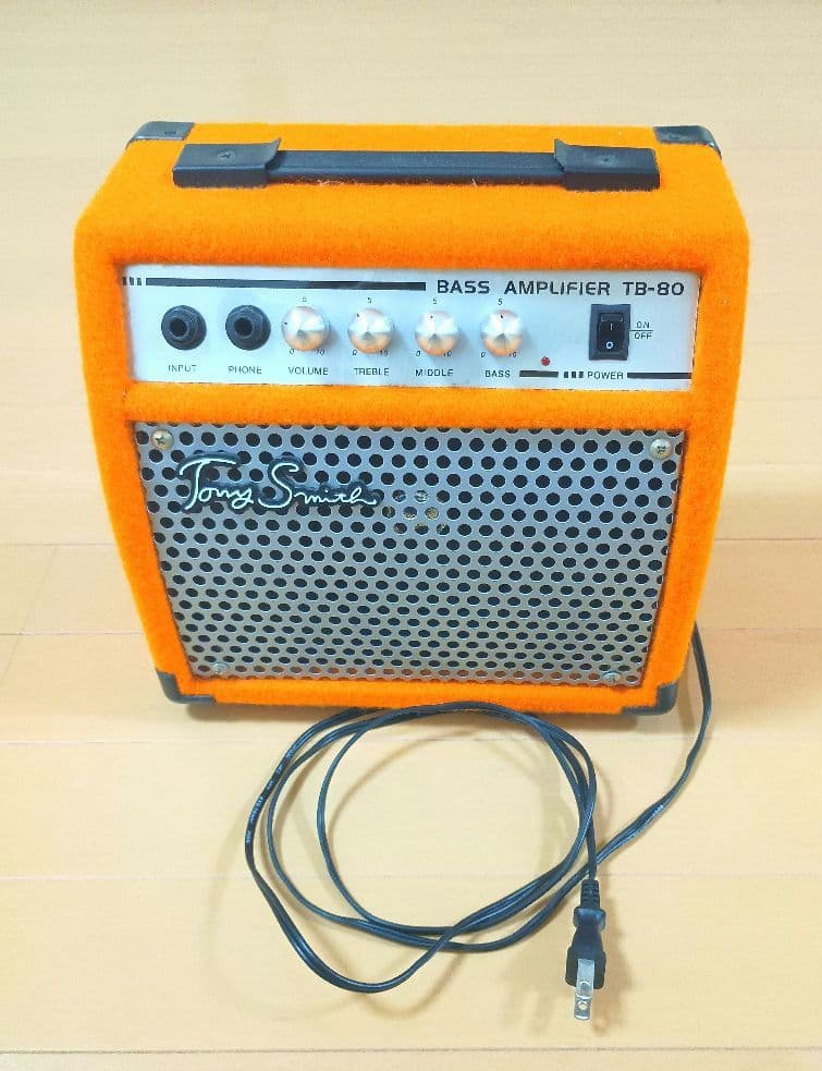美品☆絶版！Tony Smith ベースアンプ TB-80 オレンジ