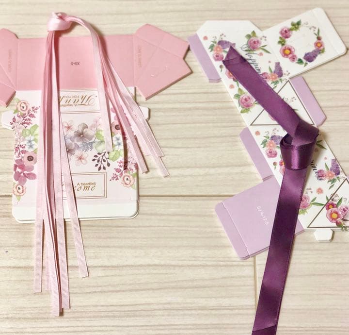 [6種組み合わせ可] プチギフト ラッピング ボックス  リボン #バレンタイン