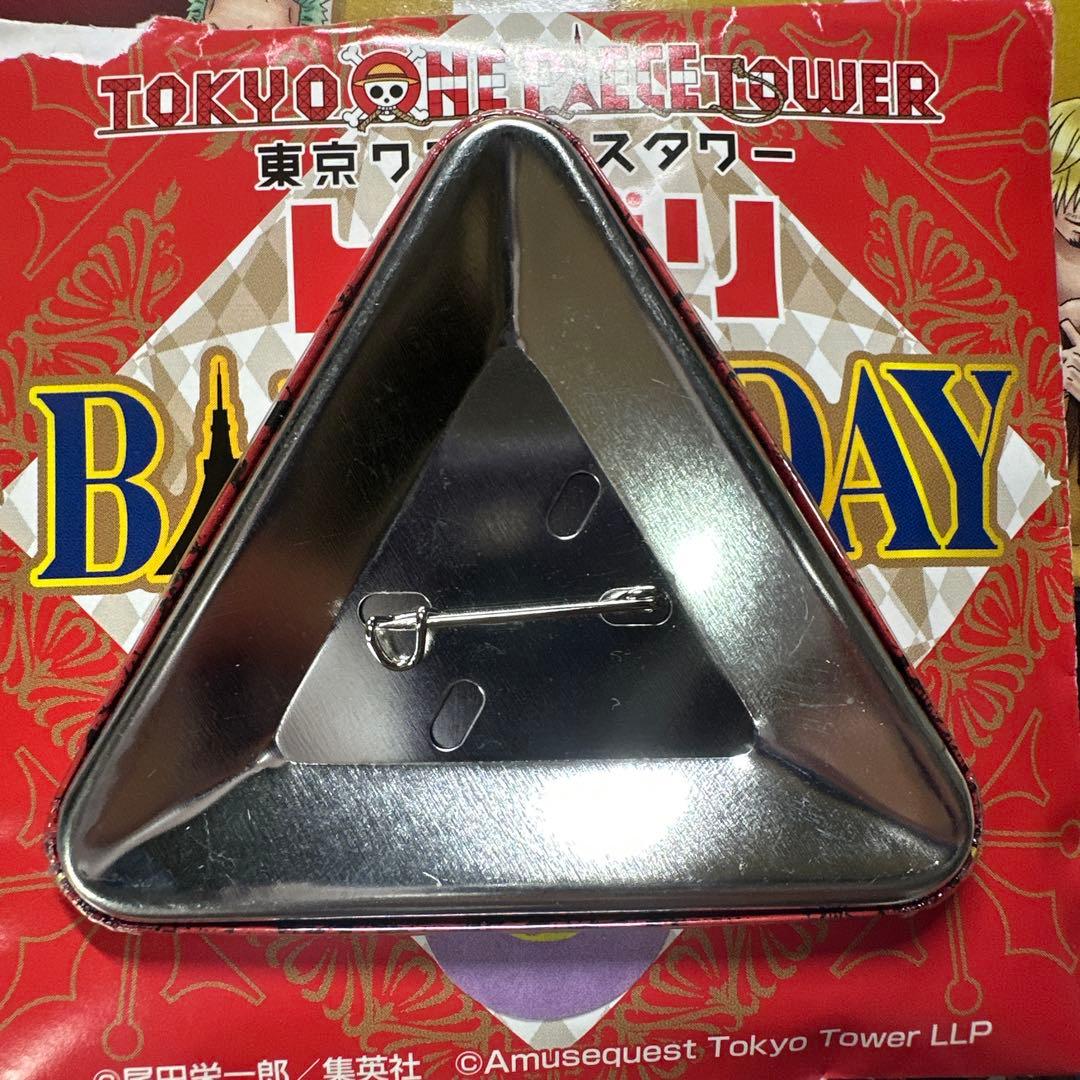 東京ワンピースタワー 限定 トンガリバースデー缶バッジ サボ