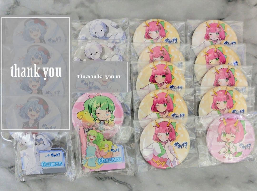 【バラ売り⭕️】めめ村　第1回POPUP　缶バッジ　ネームバッジ