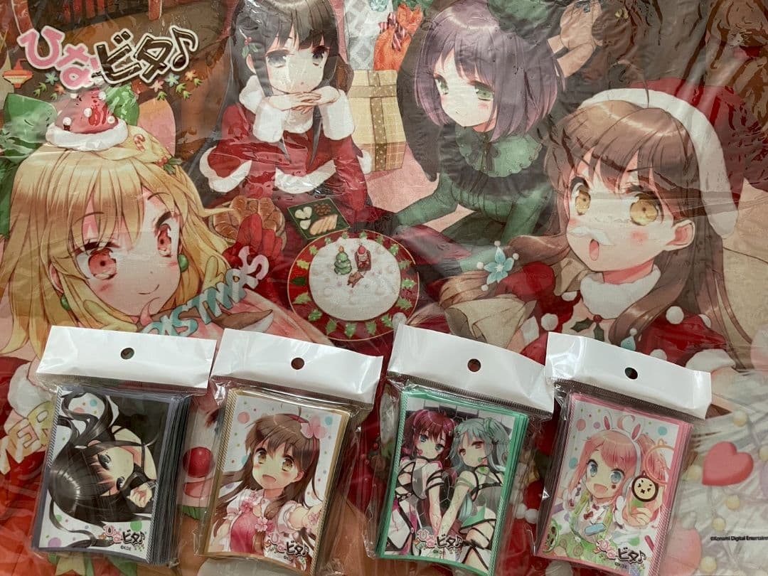 ひなビタ　ここなつ　ラバーマット　プレイマット　カードスリーブ　ゲーマーズ限定