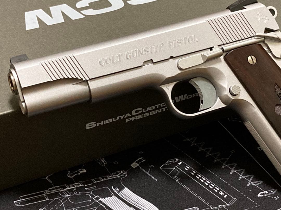 新品 未使用 限定WA COLT GUNSITE PISTOL シルバー