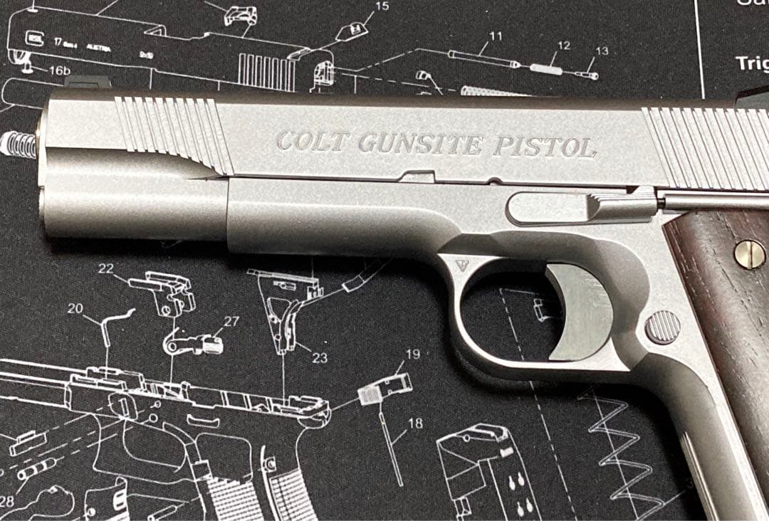 新品 未使用 限定WA COLT GUNSITE PISTOL シルバー