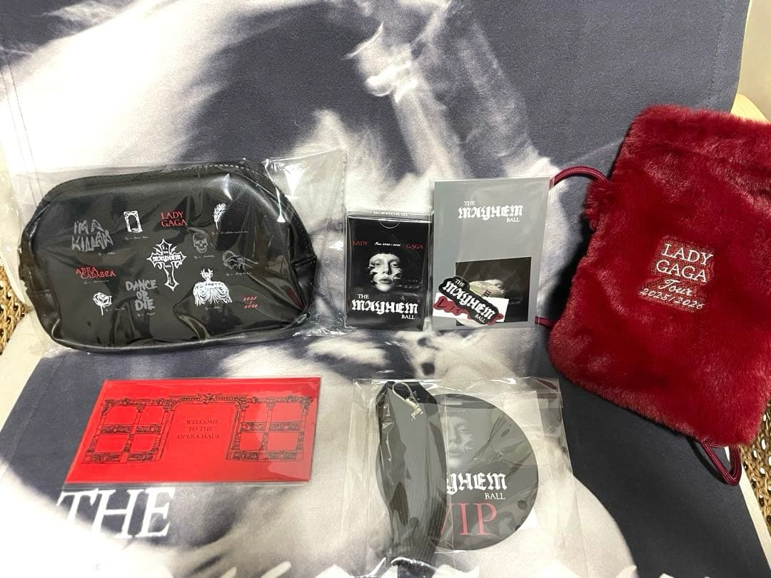 Lady Gaga VIP GOLD グッズ　セット