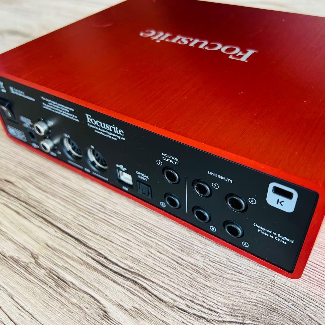 【箱付き】focusrite 18i8 gen2 オーディオインターフェース