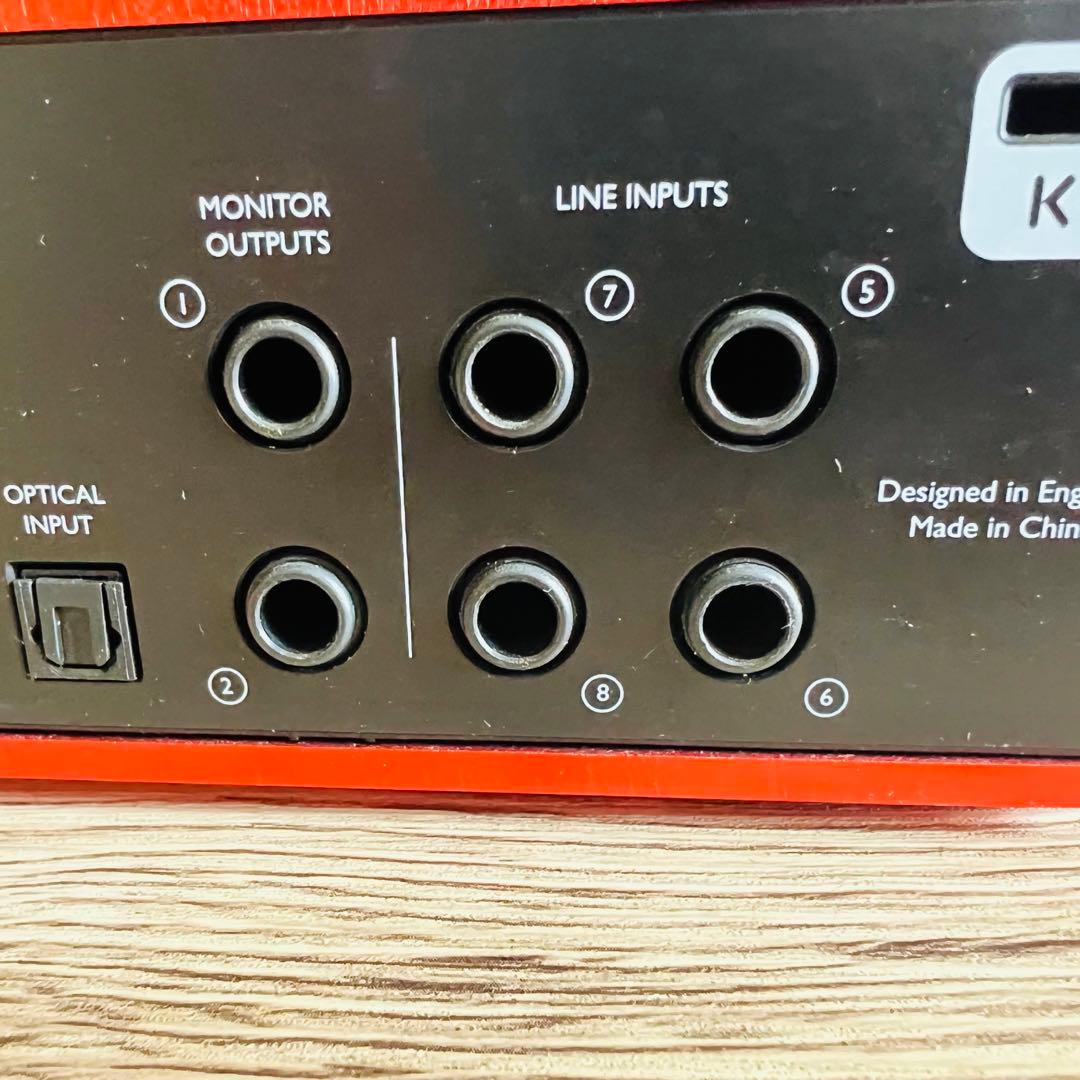 【箱付き】focusrite 18i8 gen2 オーディオインターフェース