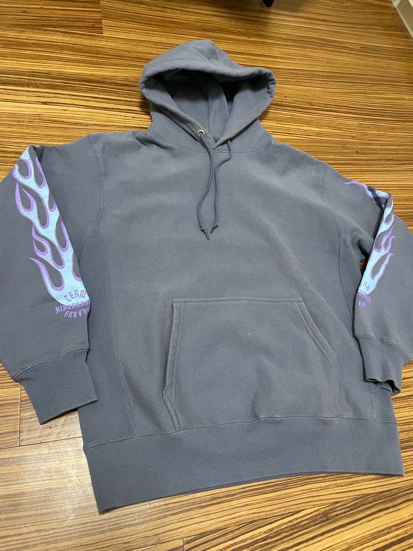 22AW ハイドアンドシークHIDEANDSEEKフレイムパーカー キムタク着