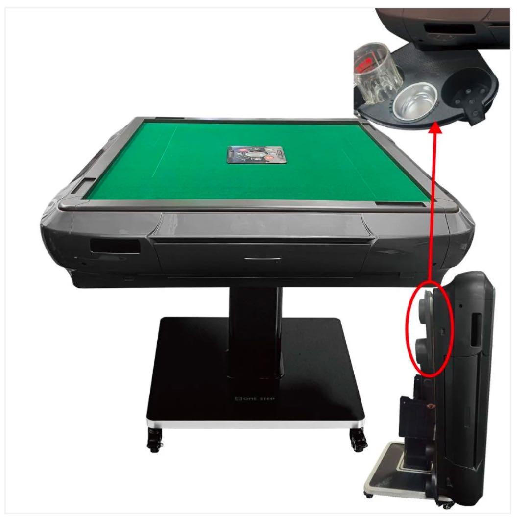 2024最新モデル 全自動麻雀卓ガラス脚ブラック28mm牌　静音性能 #2122