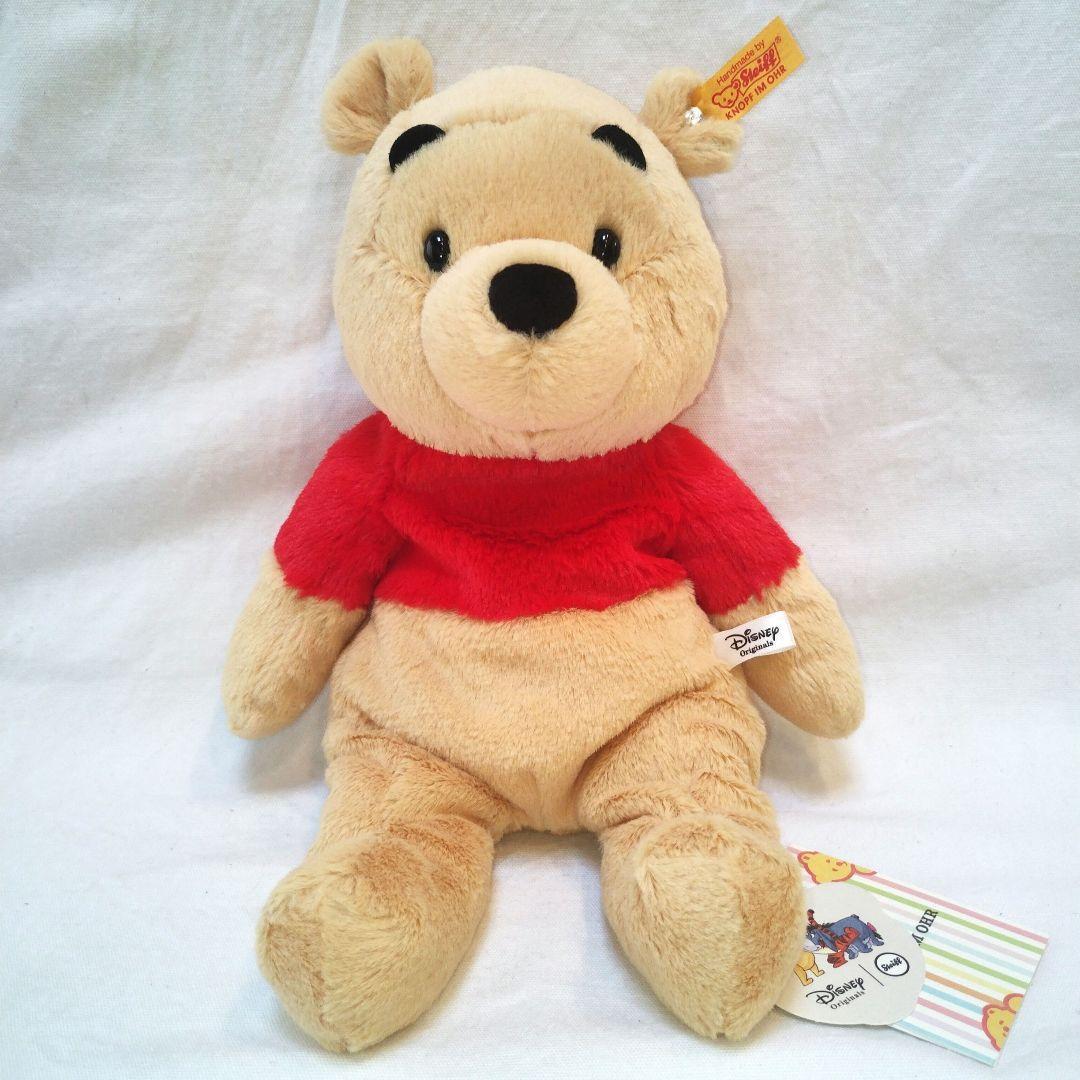 【新品】シュタイフ くまのプーさん ぬいぐるみ 30cm