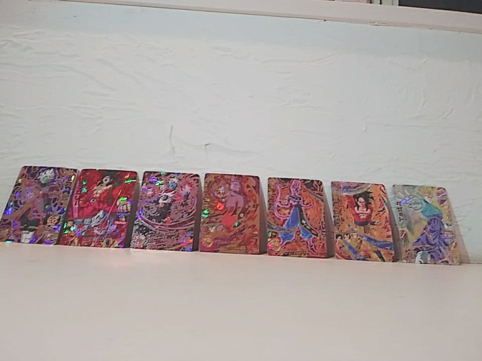 ドラゴンボールヒーローズのカード7枚