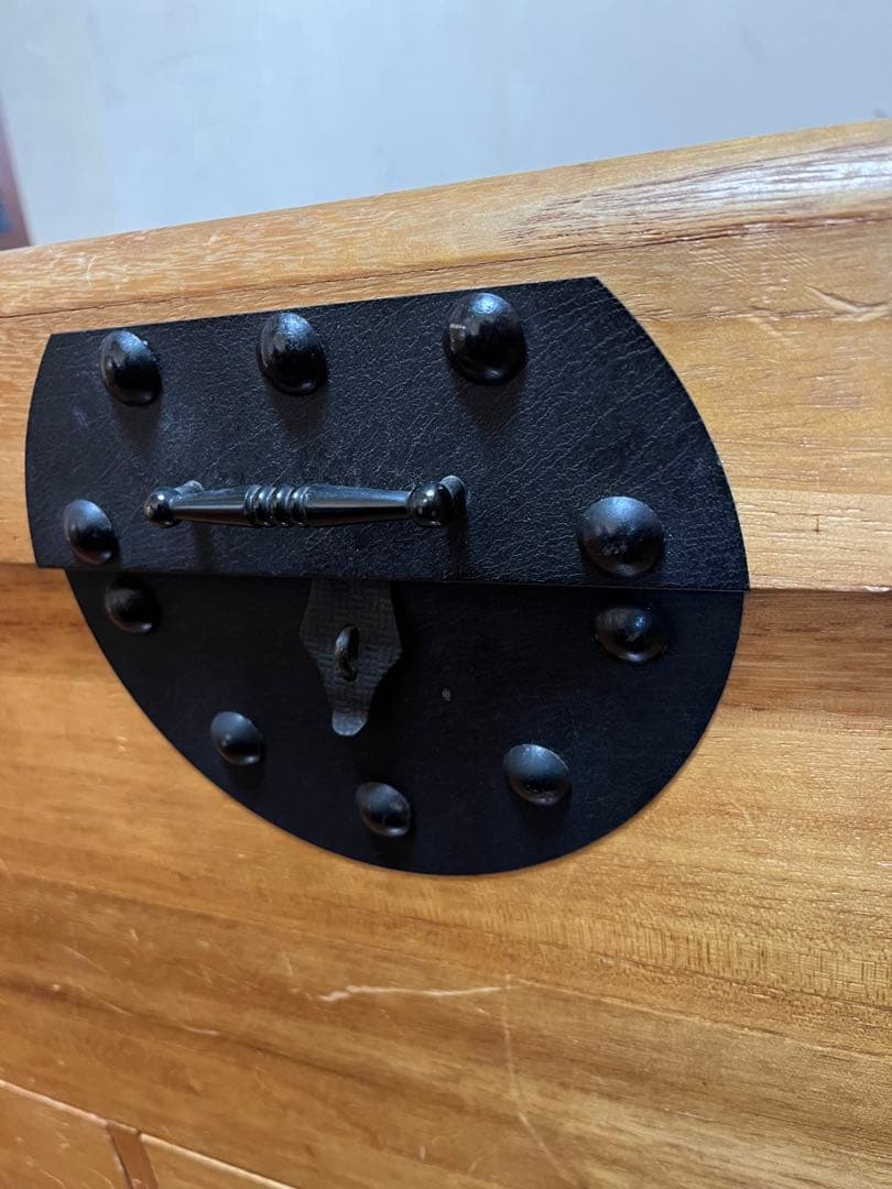 【ヴィンテージ】木製収納箱　ベンチ　長持